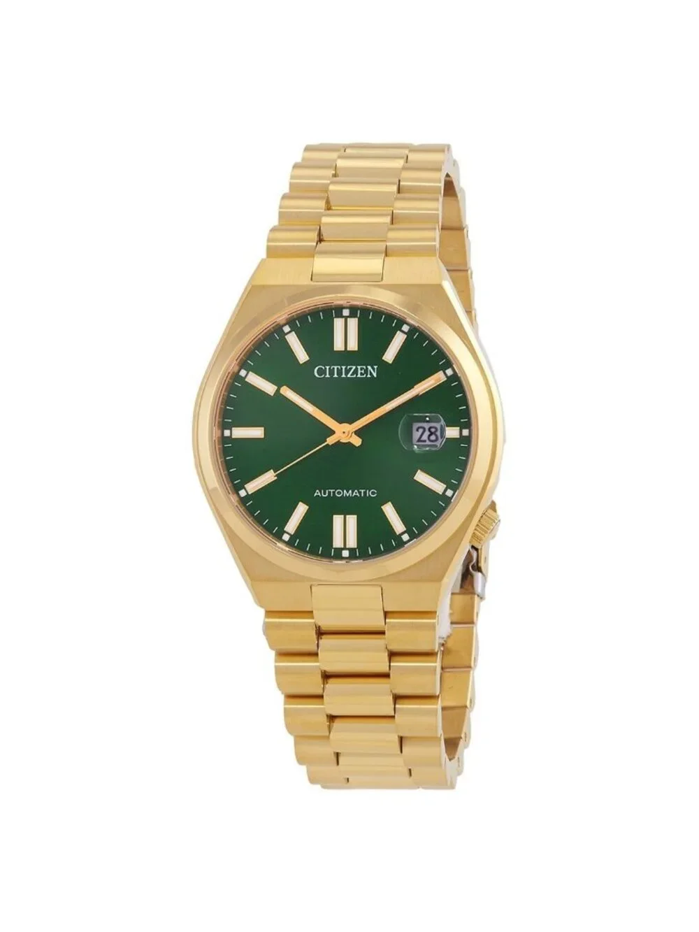 NWT Citizen Tsuyosa Automatic Green Green Sunray Dial Watch